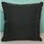 Outdoor Square Black Cushion 45 x 45cm