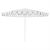 Billy Fresh Palermo - White & Black 3m Octagonal Outdoor Aluminium Umbrella with Cover 