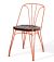 Palm Outdoor Steel Dining Chair with Ashwood Seat