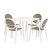 Nardi Palma - Cube 5 Piece Outdoor Balcony Dining Setting