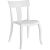 Papatya Toro S White Resin Outdoor Dining Chair