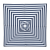 Billy Fresh Santorini 2M - Navy And White Square Outdoor Umbrella With Aluminium Frame