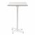 Nardi Scudo High Bar Folding Table Base with White HPL Top - Complete Outdoor Bar Table