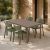 Nardi Tevere 147 Table with Trill Armchair - 5 Piece Resin Outdoor Dining Setting