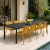 Nardi Tevere 210 Extendable Table with Bit Bistrot Chair - 9 Piece Resin Outdoor Dining Setting