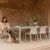 Nardi Tiberina Arm/Bistro 7-11 Piece Outdoor Dining Setting With Tevere Aluminium Extendable Dining Table