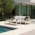 Pebl Tolo 3-Seat Aluminium Outdoor Sofa with Coffee Table