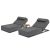 Tropea Single Outdoor Aluminium Upholstered Sun Lounger 3pc Lounge Setting