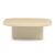 Pebl Wave 100 x 85cm Outdoor Coffee Table - Mocha