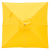 Billy Fresh Yellow Square Timber Outdoor Umbrella - 2X2M