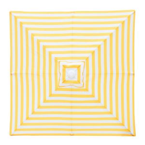 Billy Fresh Capri Yellow Square Outdoor Aluminium Umbrella - 2X2M