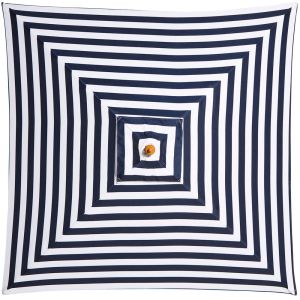 Billy Fresh Saint Tropez Blue Square Outdoor Umbrella - 2X2M