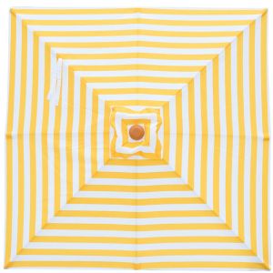 Billy Fresh San Remo Yellow Outdoor Aluminium Square Umbrella - 2X2M