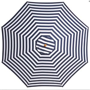Billy Fresh Saint Tropez 3M Blue & White Octagonal Outdoor Umbrella