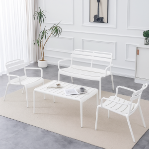 Alba 4 Piece Outdoor Resin Lounge Setting