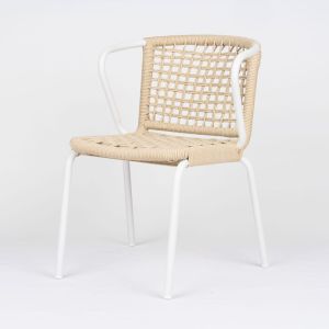 Lago Stackable Rope Outdoor Arm Chair