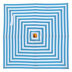 Billy Fresh Daydream Square Blue And White Stripe Outdoor Umbrella 2x2m