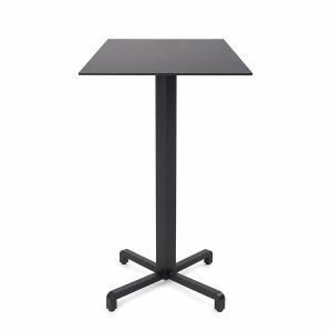 Nardi Fiore High Bar Table Base with Anthracite HPL Top - Complete Outdoor Bar Table
