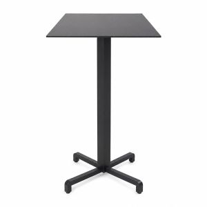Nardi Fiore High Bar Table Base with Anthracite HPL Top - Complete Outdoor Bar Table