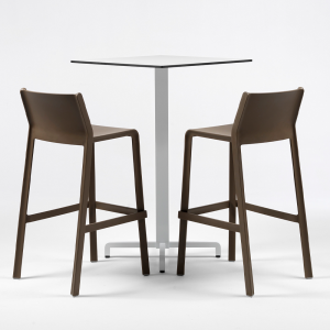 Nardi Fiore Complete High Outdoor Bar Set with Trill Bar Stools