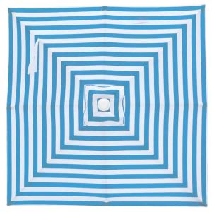 Billy Fresh Horizon 2M - Blue And White Square Outdoor Aluminium Umbrella