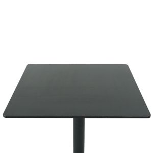 HPL Laminate Tabletop - Matt Black-60x60cm Square