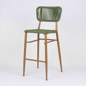 Brisa Outdoor Rope Stackable Bar Stool