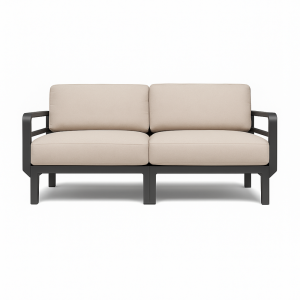 Nardi Maximo 2 Seat Outdoor Resin Modular Sofa - Basalto
