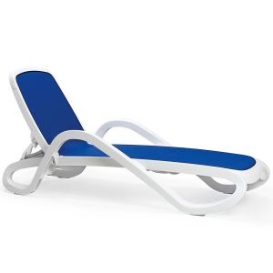 Nardi Alfa Outdoor Resin Sun Lounger White