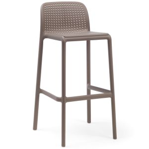 Nardi Lido Outdoor Resin Bar Stool Seat Height 76cm