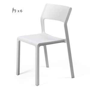 Nardi Trill Outdoor Resin Bistrot Chair (Set of 6)