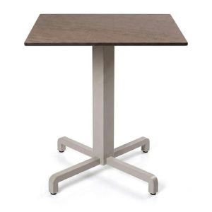 Nardi Fiore Table Base with Tortora HPL Top - Complete Outdoor Table