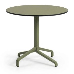 Nardi Frasca Maxi Table Base with Agave Green HPL Top - Complete Outdoor Table