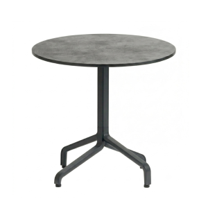 Nardi Frasca Mini Fix Table Base with Cement HPL Top - Complete Outdoor Table