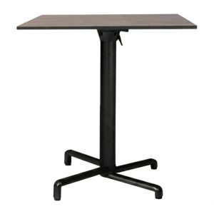 Nardi Scudo Folding Table Base with Corten HPL Top - Complete Outdoor Table