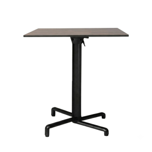 Nardi Scudo Folding Table Base with Corten HPL Top - Complete Outdoor Table