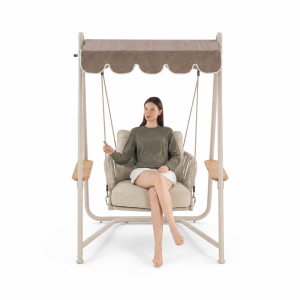 NOON Single Outdoor Swing - Mocha