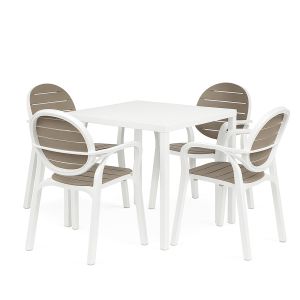 Nardi Palma - Cube 5 Piece Outdoor Balcony Dining Setting
