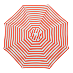 Billy Fresh Salsa - 3m Red & White Stripe Octagonal Outdoor Umbrella With Cover