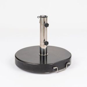 25kg Black Granite Outdoor Round Umbrella Base