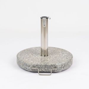 25kg Grey Granite Outdoor Round Umbrella Base