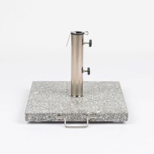 25kg Grey Granite Outdoor Square Umbrella Base