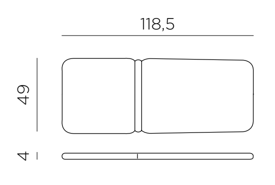 Nardi Darsena cushion dimensions