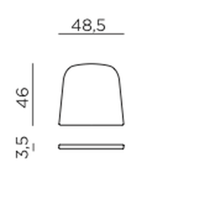 Nardi seat cushion dimensions