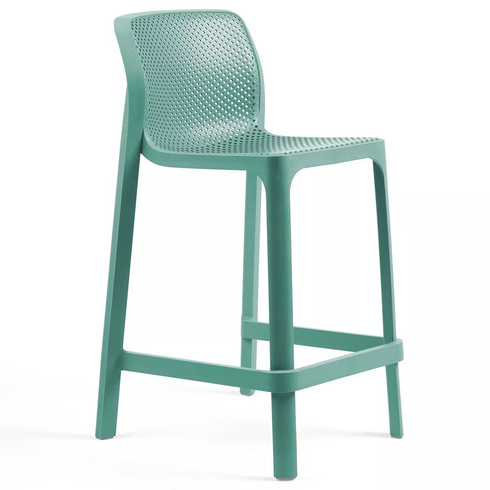 Nardi Net Outdoor Resin Bar Stool Mini Seat Height 65cm Outdoor