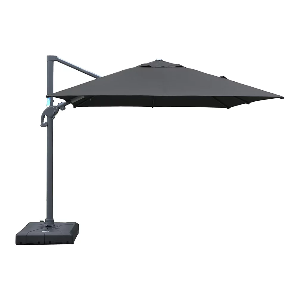 Amalfi 3m Dark Grey Outdoor Cantilever Umbrella Outdoor