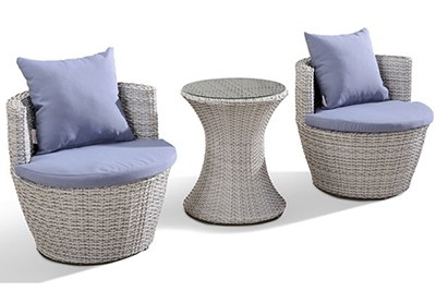 Ogi Balcony Setting Mixedgrey Skyblue