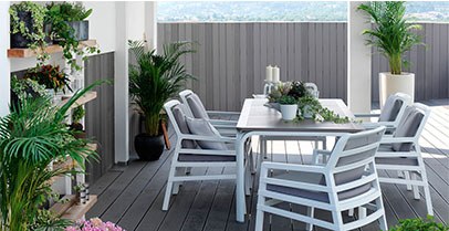 Integrate Flowers And Greenery With Your Outdoor Furniture