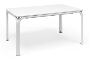 Nardi Lauro Extendible White Dining Table