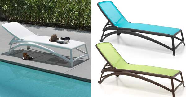 Portable Outdoor Sun Loungers for Swimming Pool